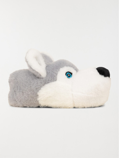 Chaussons 3D loup garçon...