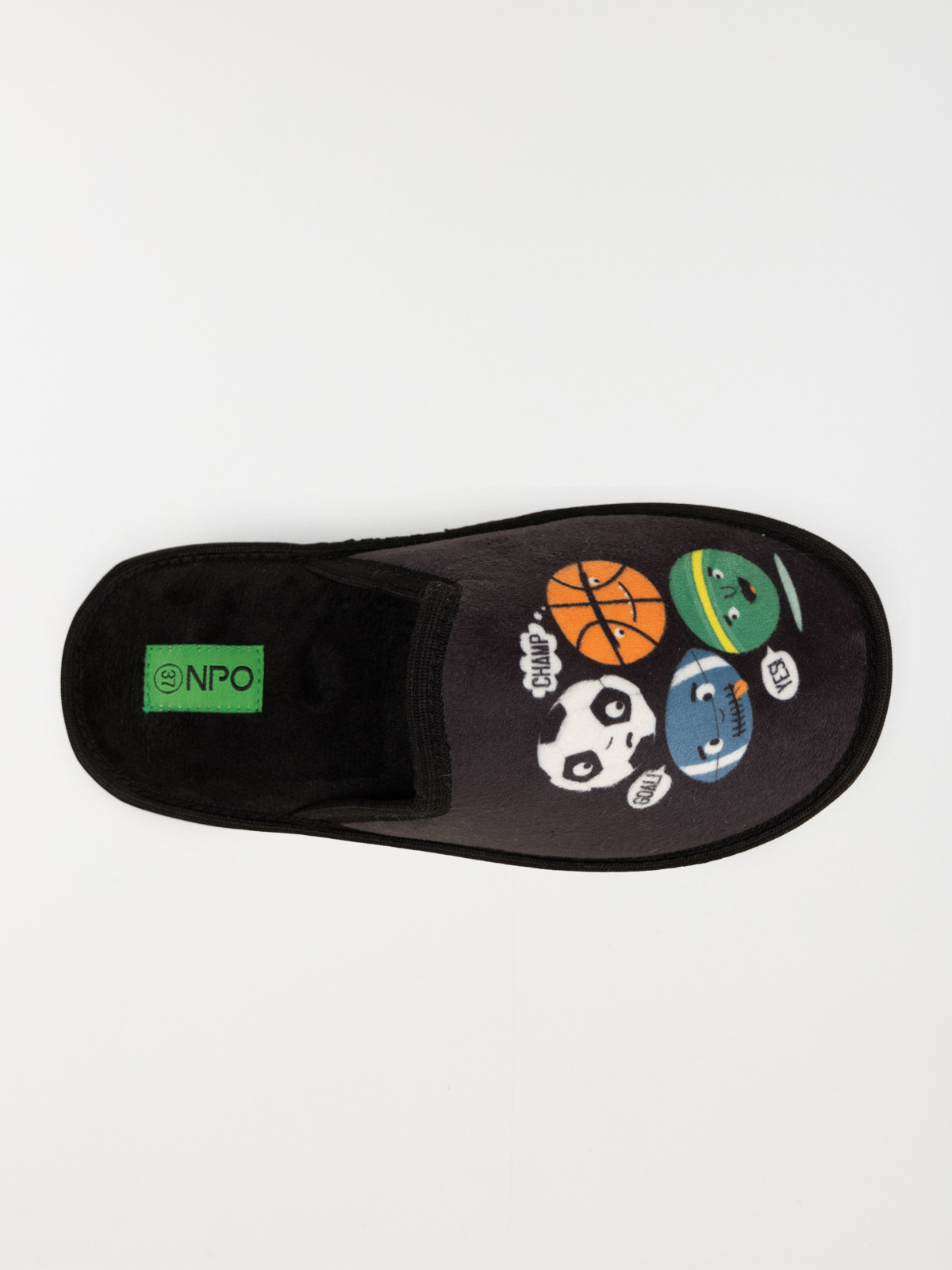 Chaussons mules ballons garçon (32-38)