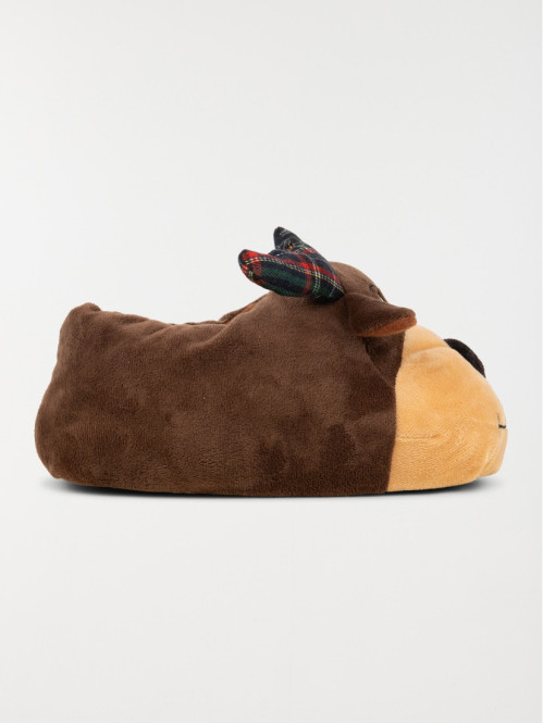 Chausson 3D renne marron...