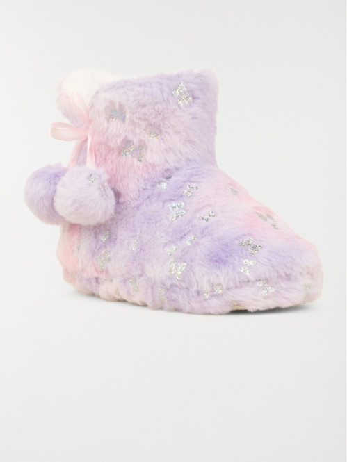 Chausson botte multicolore...