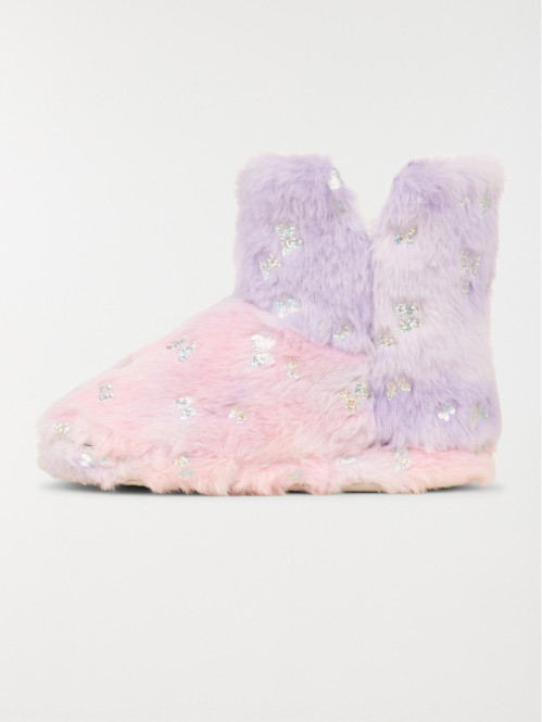 Chausson botte multicolore...