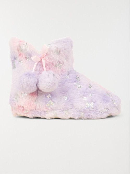 Chausson botte multicolore...