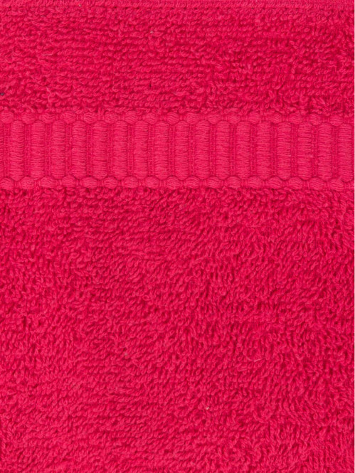 Lot gants de toilette framboise 15x21cm Lot gants de toilette framboise 15x21cm