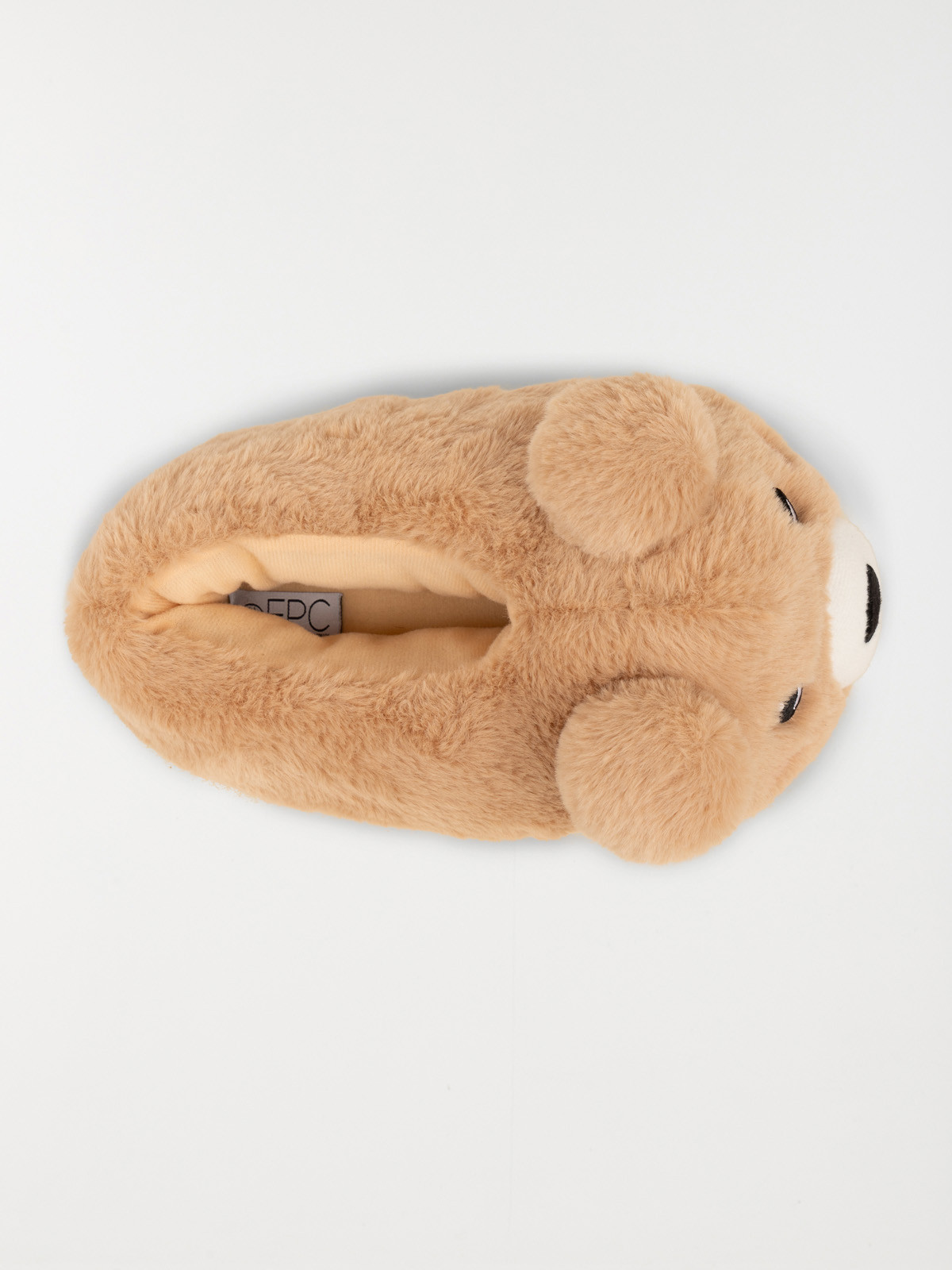 Chausson 3D ours beige femme (36-41) Chausson 3D ours beige femme (36-41)