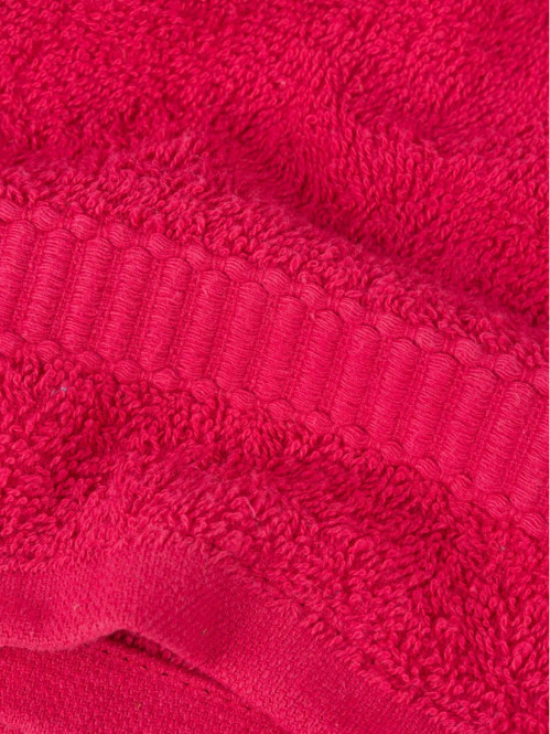 Lot gants de toilette framboise 15x21cm Lot gants de toilette framboise 15x21cm