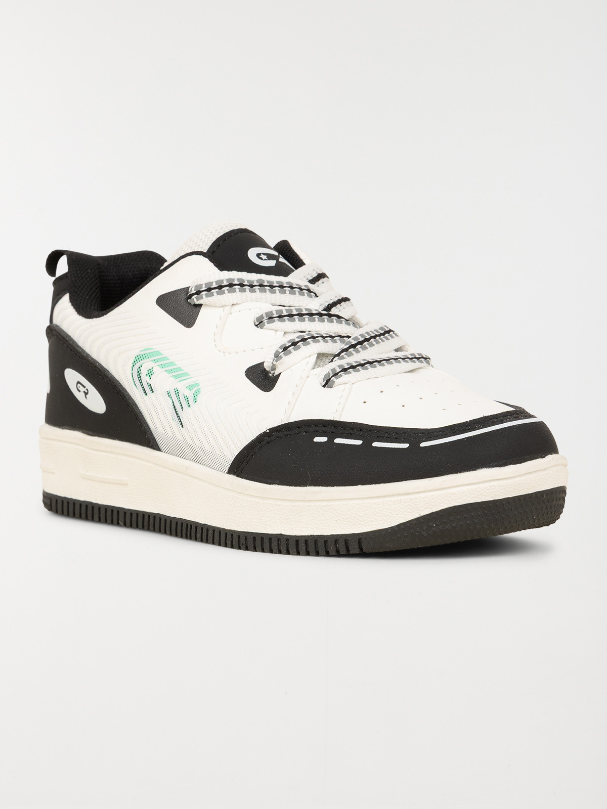 Basket blanche et noire garçon (31-39)