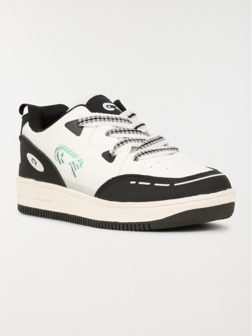 Basket blanche et noire...