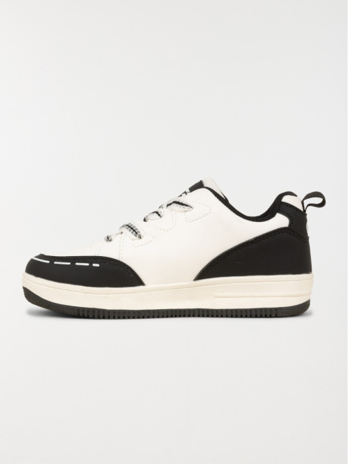 Basket blanche et noire...