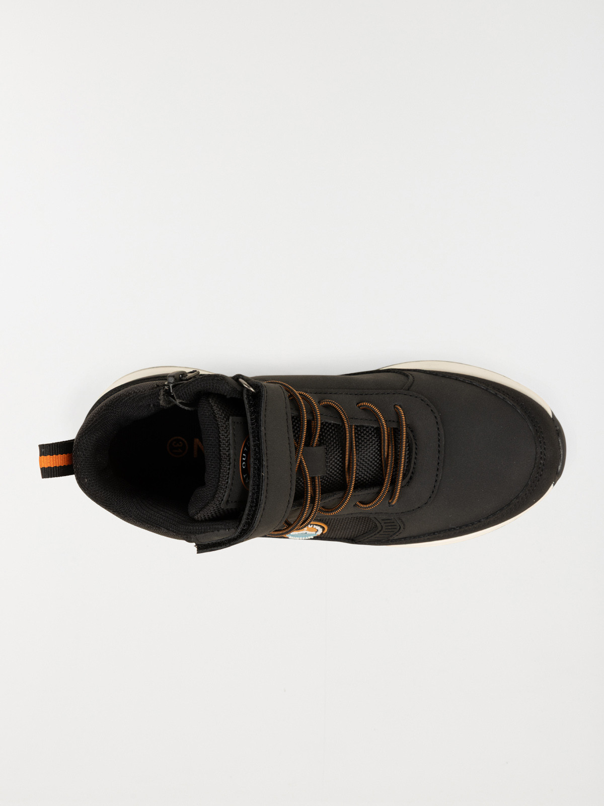 Basket montante garçon noir (31-37)