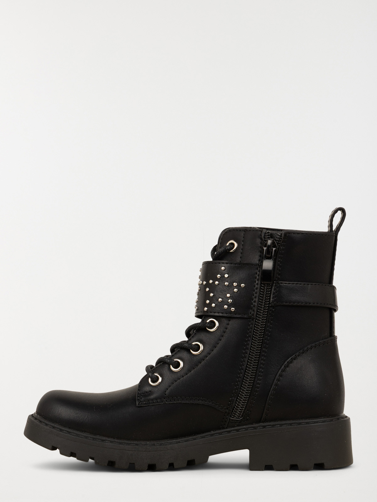 Bottines rock star noire fille (31-36)