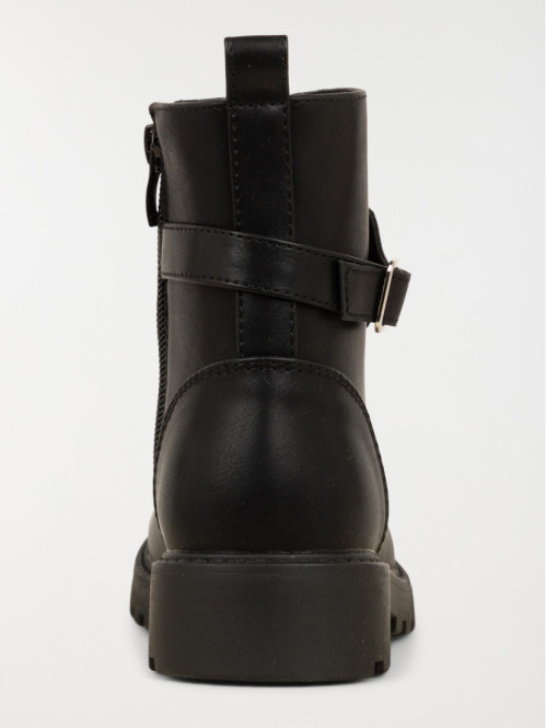 Bottines rock star noire...