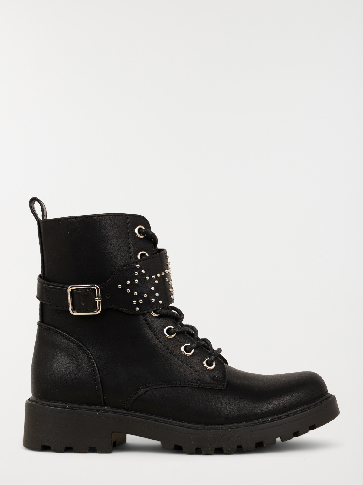 Bottines rock star noire fille (31-36)