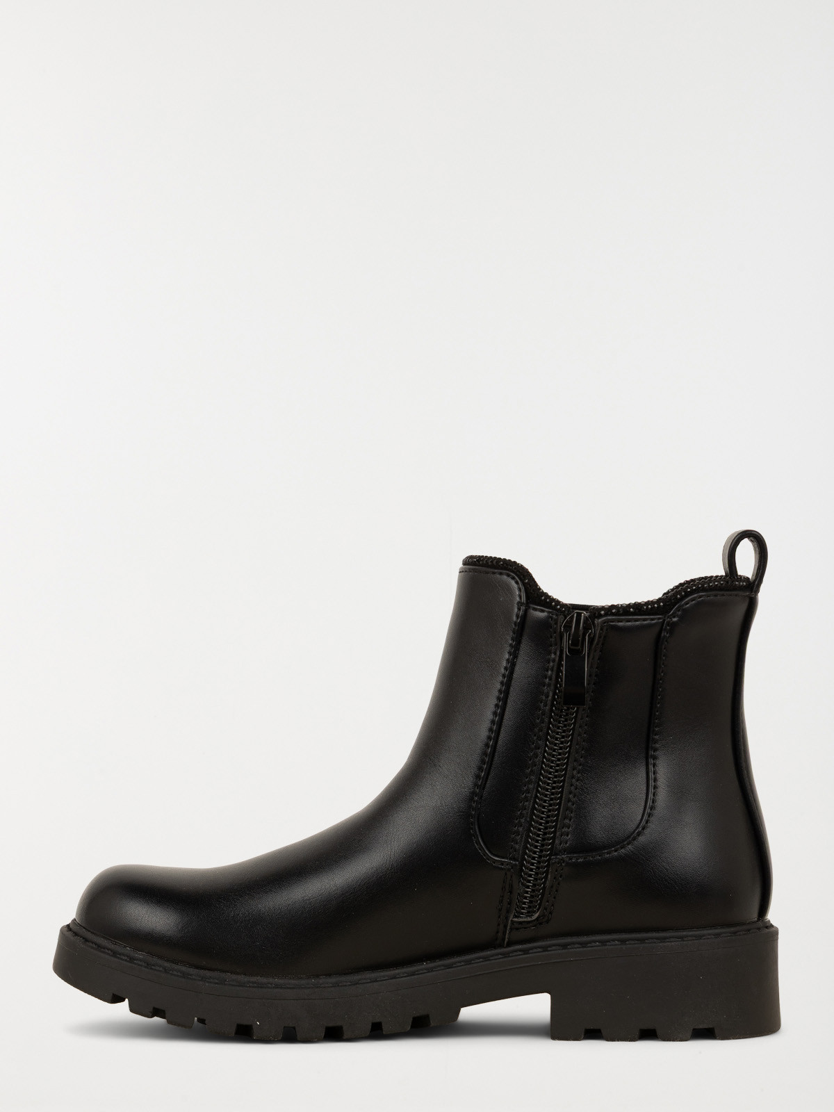 Bottines zippée noires fille (31-36)