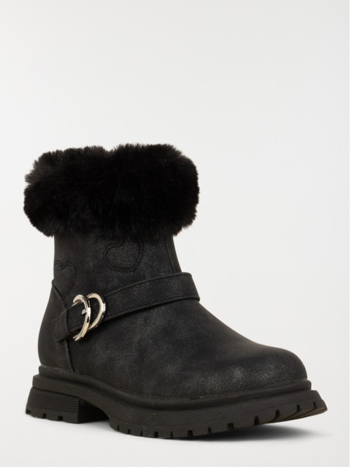 Bottes fourrées noires...