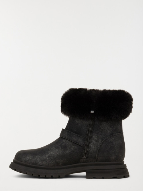 Bottes fourrées noires...
