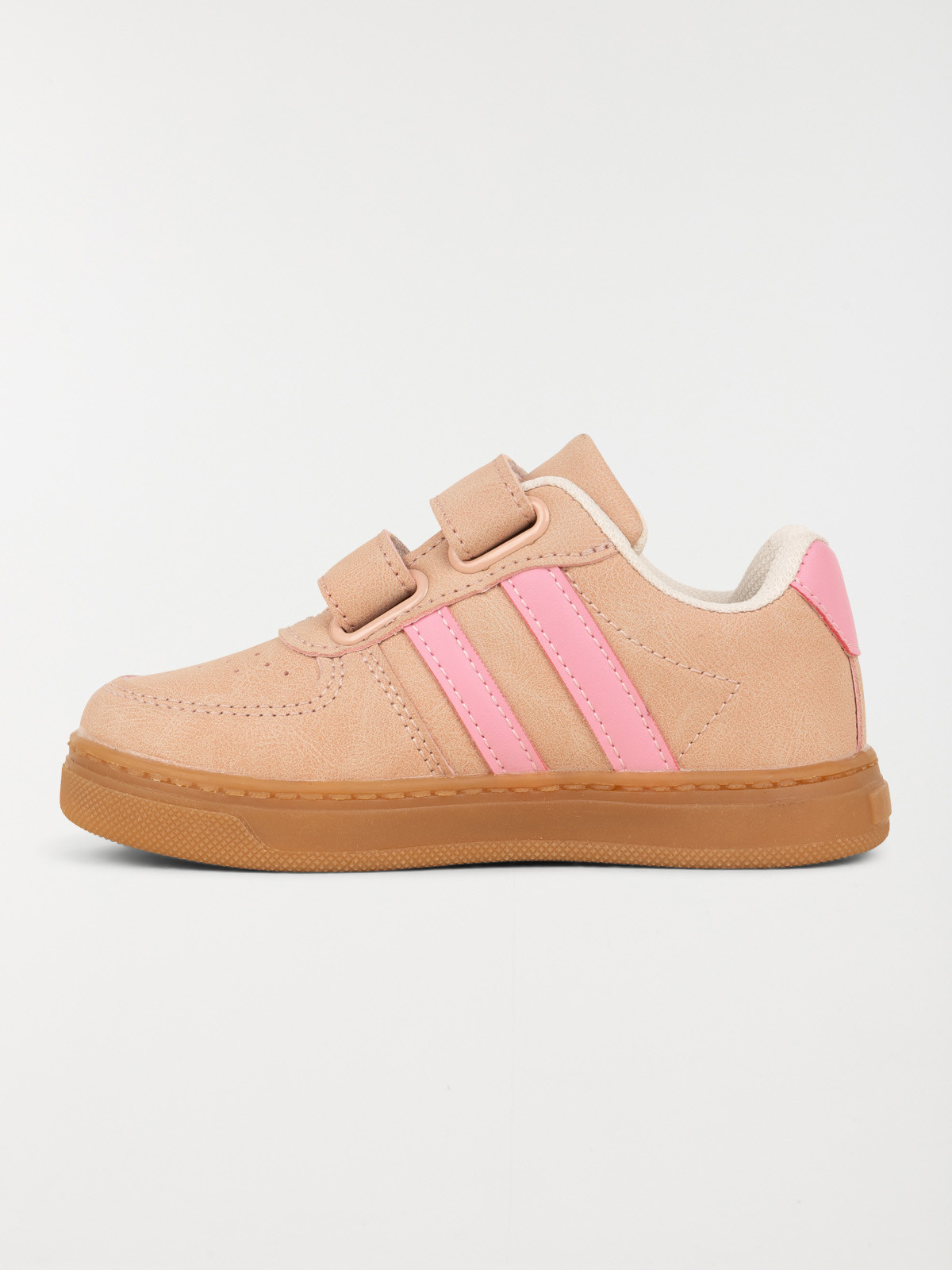 Baskets bandes roses fille (24-30) Baskets bandes roses fille (24-30)