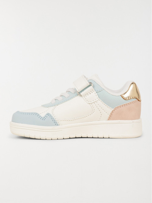 Basket multicolore fleur...