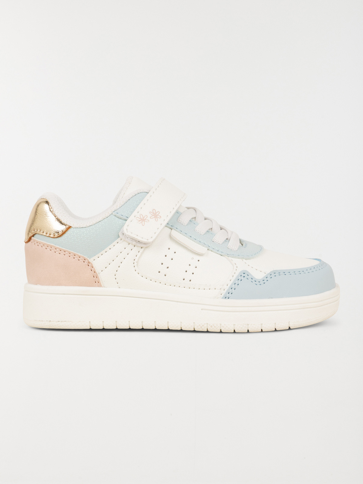 Basket multicolore fleur fille (24-30)