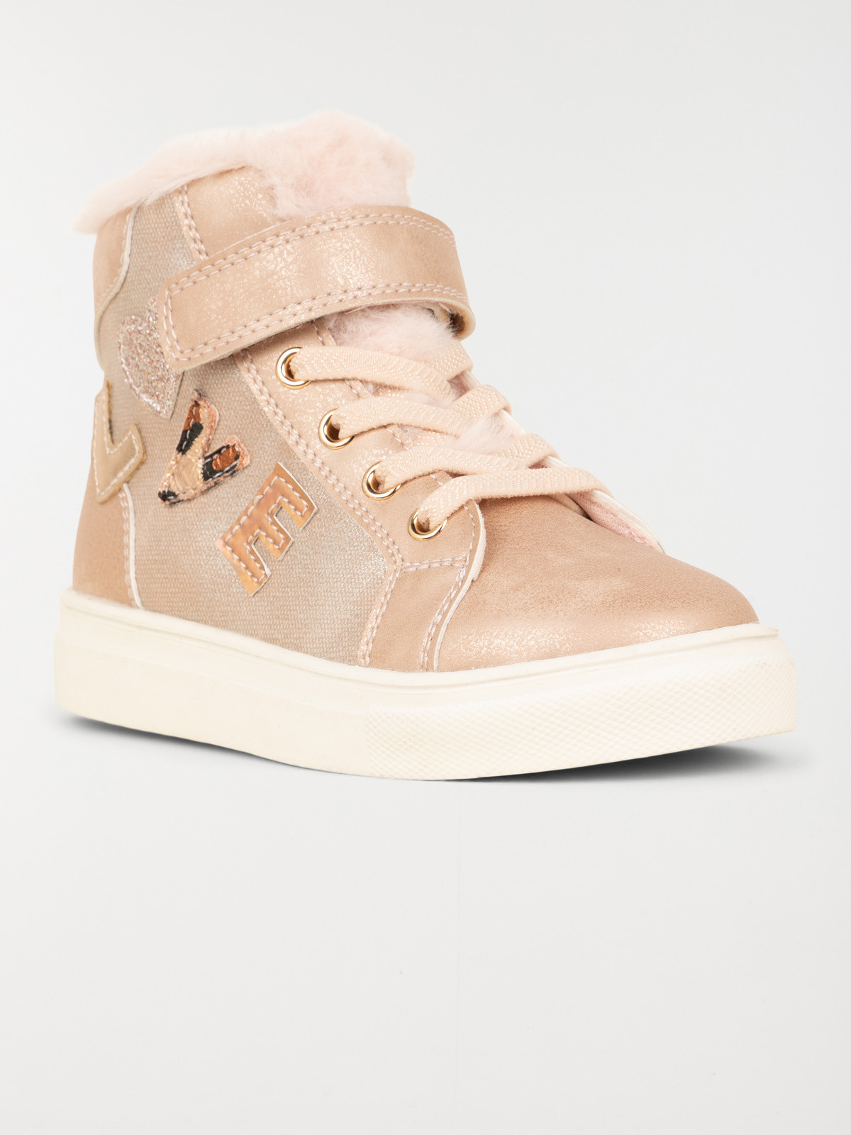 Basket montante fourrées fille (24-30)