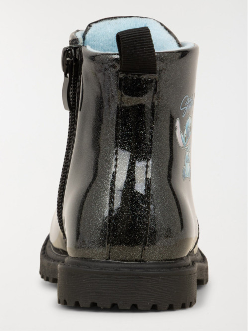 Bottines noires Stitch...