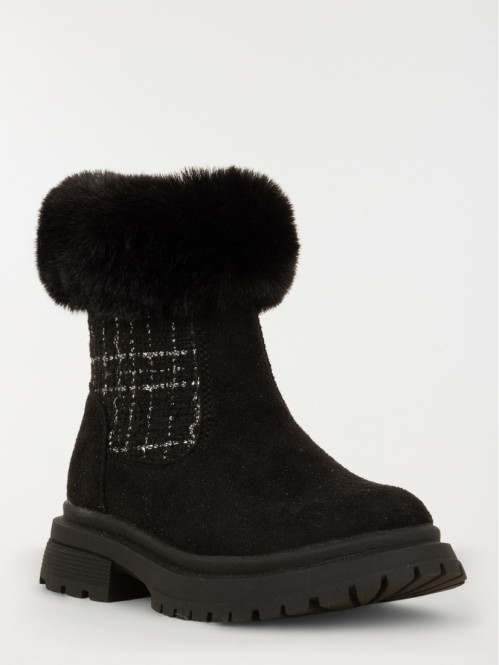 Bottes fourrées noires...