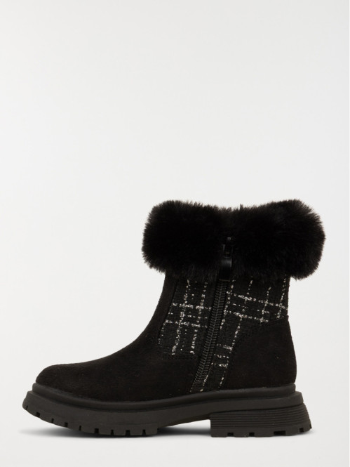 Bottes fourrées noires...