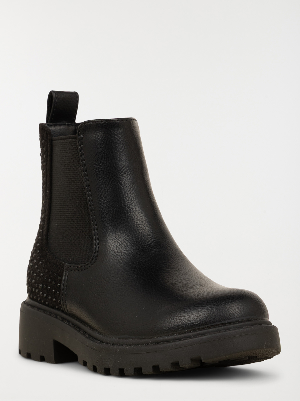 Bottines noires strass fille (24-30) Bottines noires strass fille (24-30)