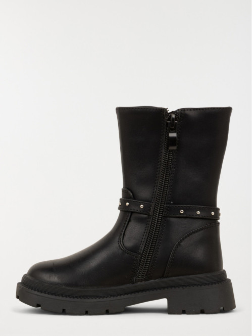 Bottes noires love fille...