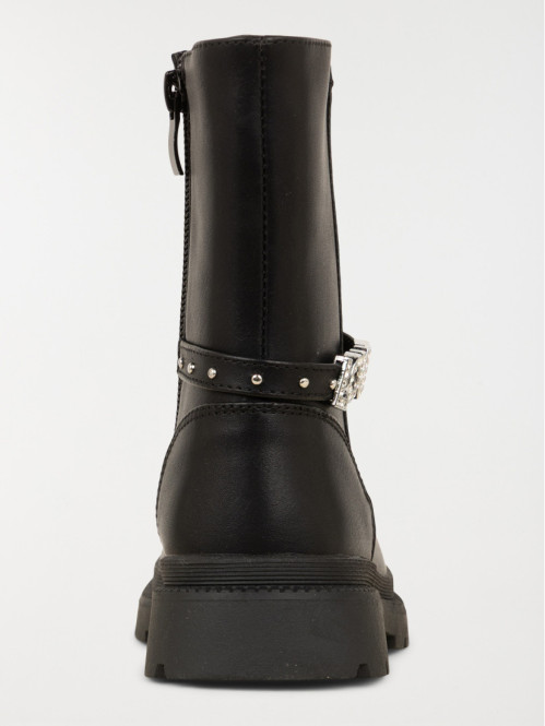 Bottes noires love fille...