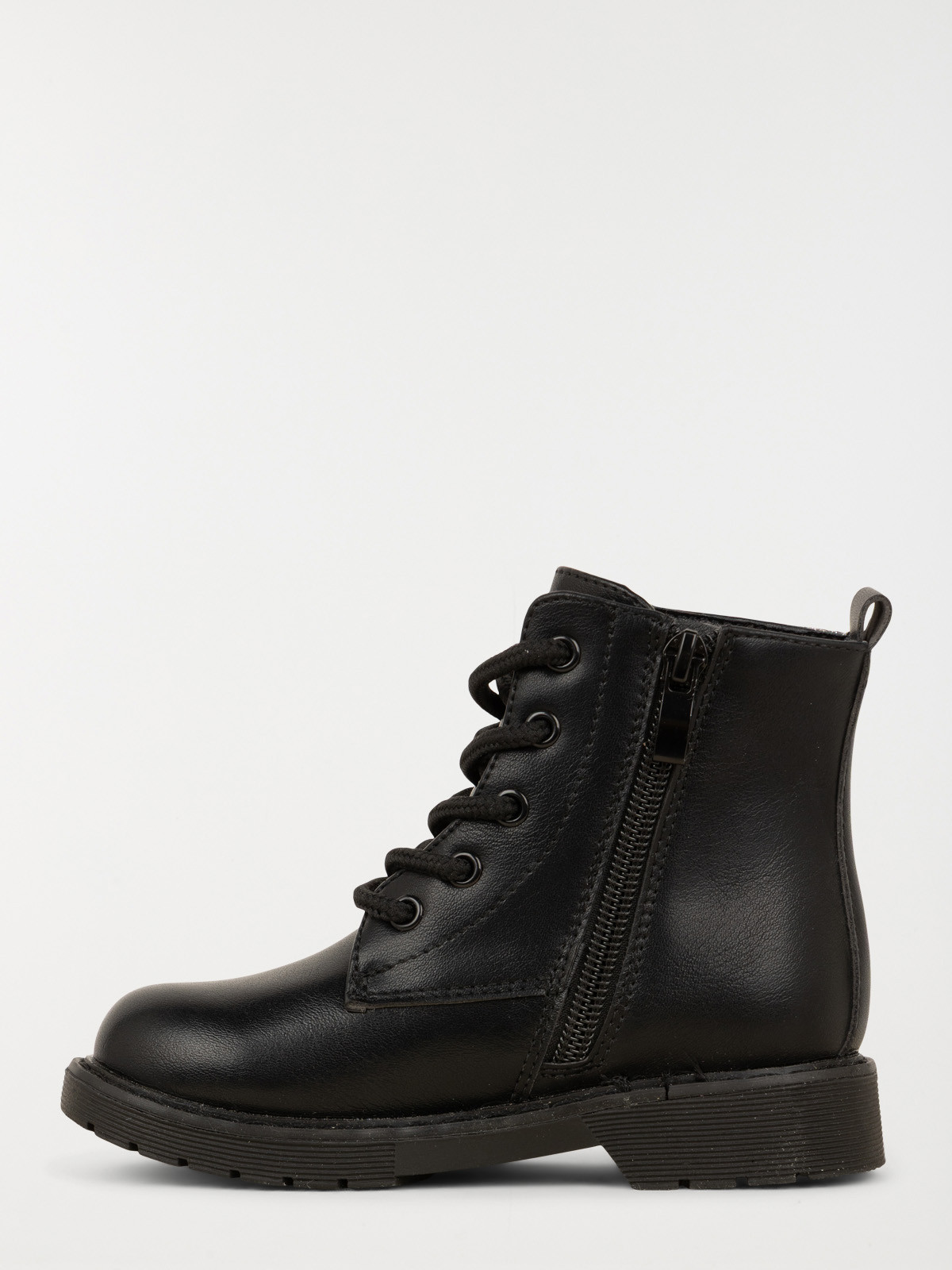 Bottines fleurs noires fille (24-30)