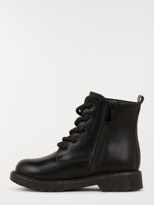 Bottines fleurs noires...