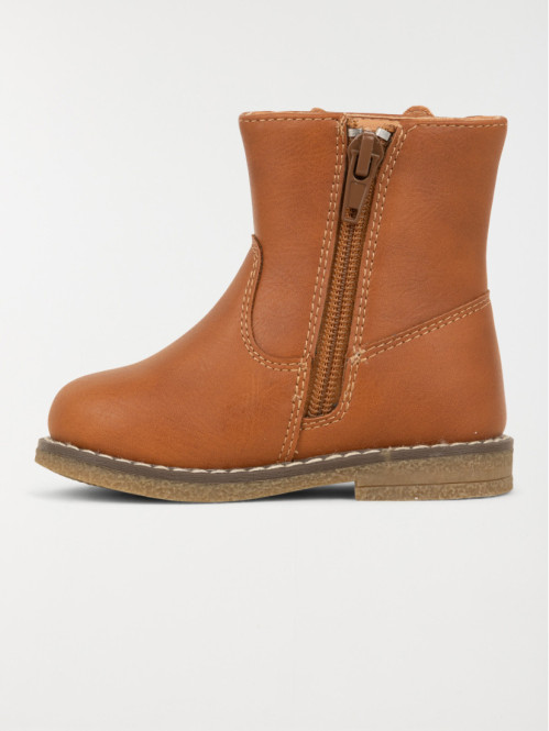 Bottines camel lapin fille...
