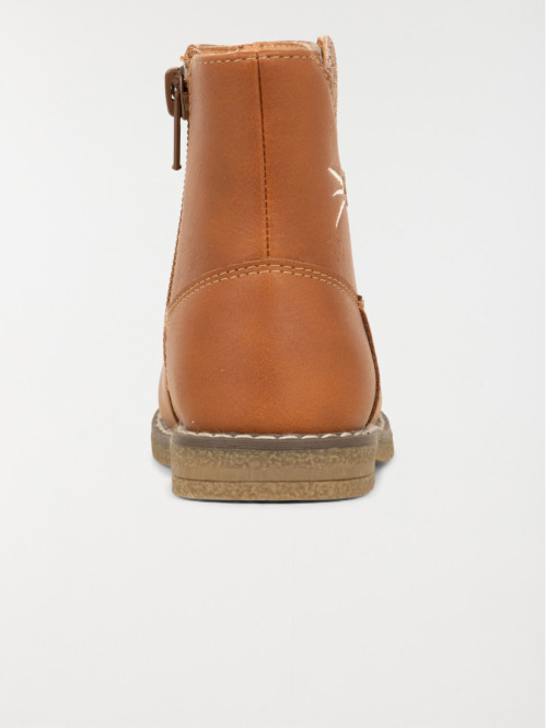 Bottines camel lapin fille...