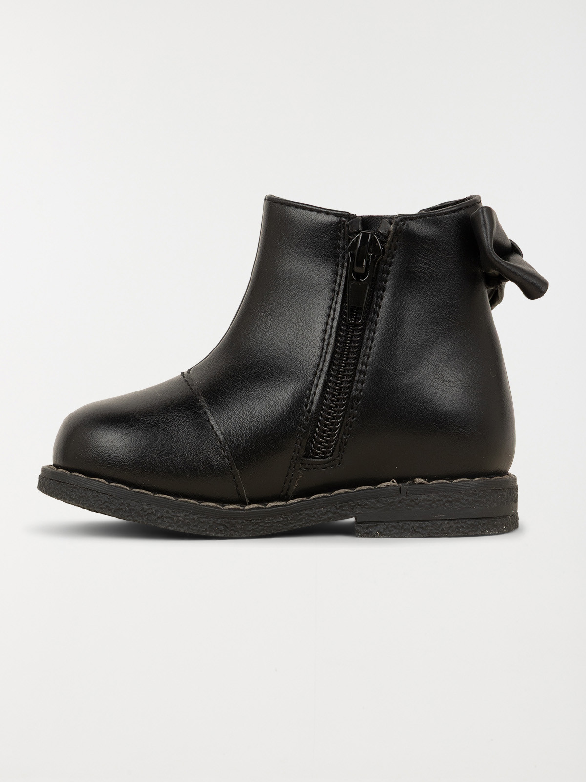 Bottines noeud fille noire (20-23) Bottines noeud fille noire (20-23)