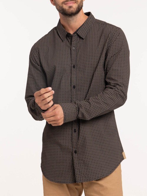 Chemise imprimée graphique...