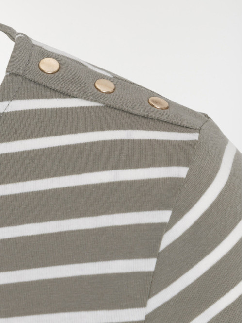 Tee-shirt rayé grande taille femme Tee-shirt rayé grande taille femme