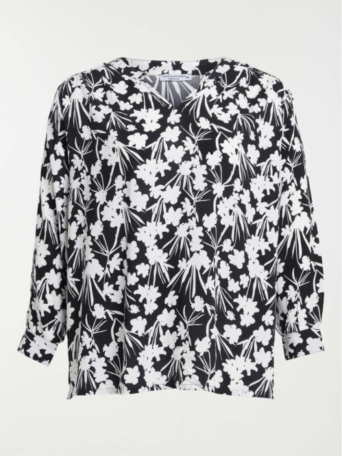 Blouse fleuri grande taille...