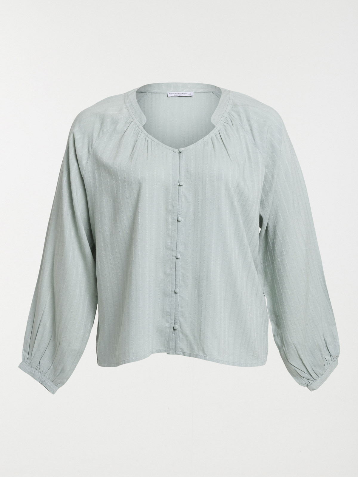 Chemisier boutonné grande taille femme