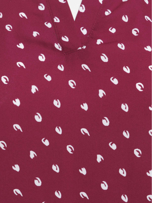 Blouse motif grande taille...