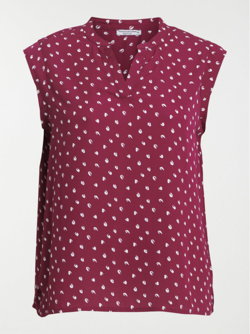 Blouse motif grande taille...