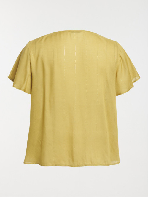 Blouse vert indien grande...