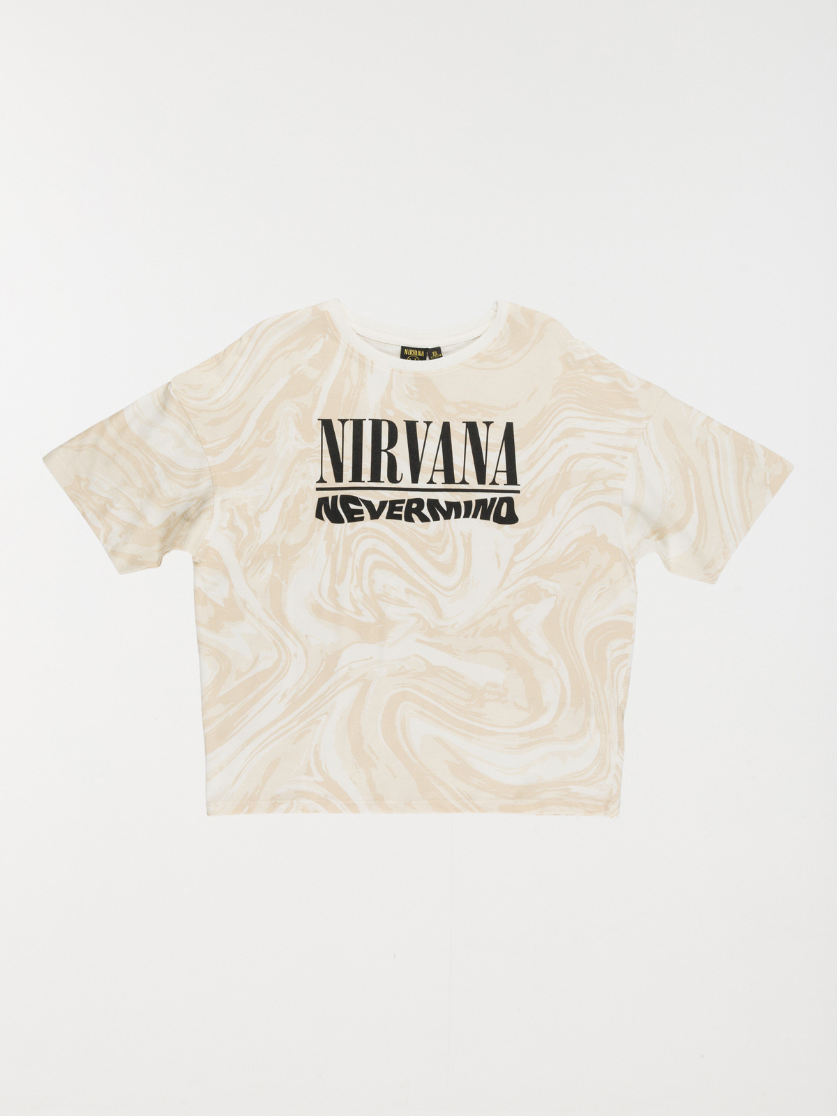 Tee-shirt écru Nirvana fille (XXS-M)