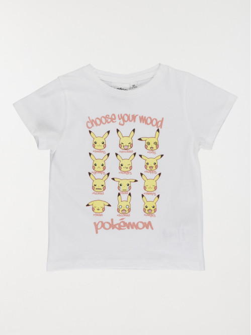 Tee-shirt Pikachu fille (3-12A)