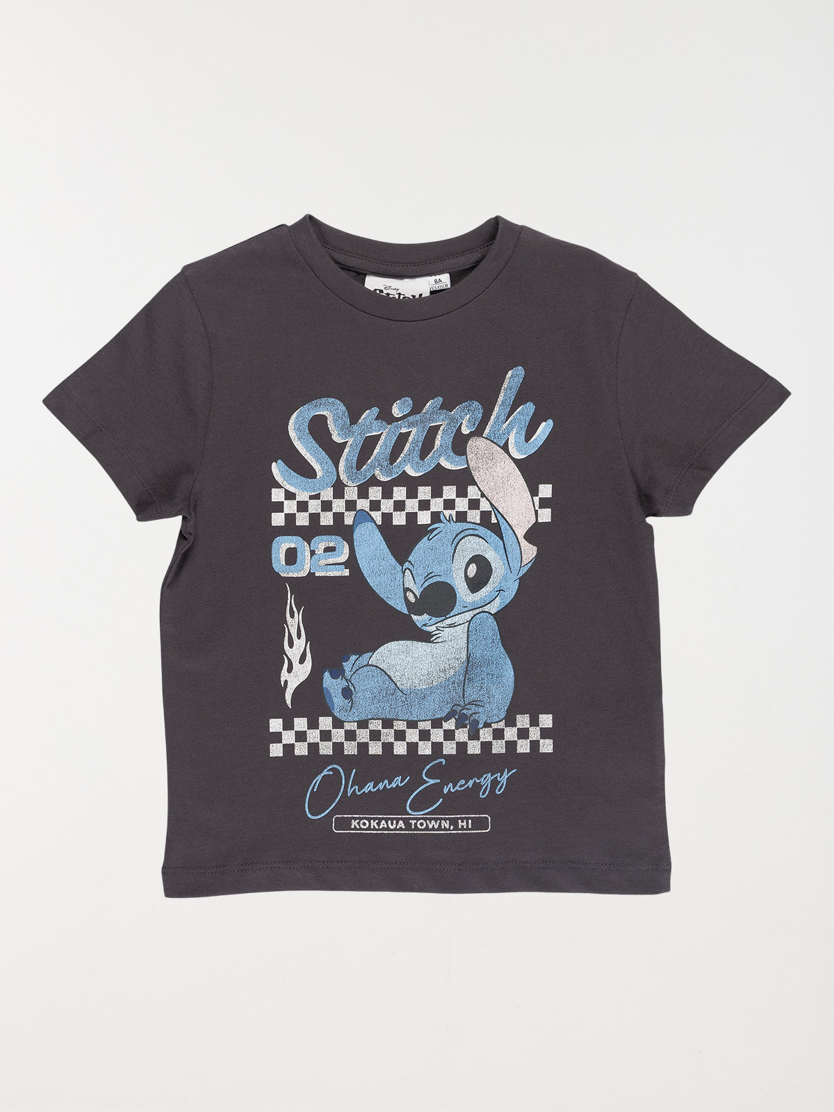 Tee-shirt Stitch garçon graphite (3-12A)
