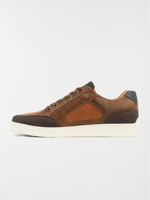 Baskets coloris marron homme (41-46)