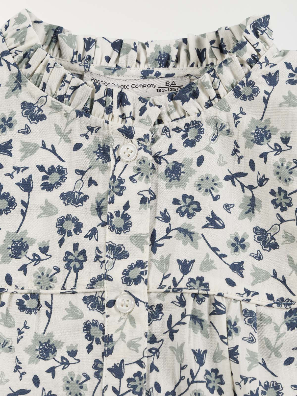 Blouse fleurie fille (3-12A) Blouse fleurie fille (3-12A)