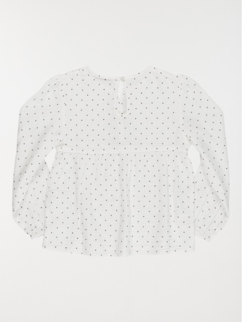 Blouse à pois et noeuds...