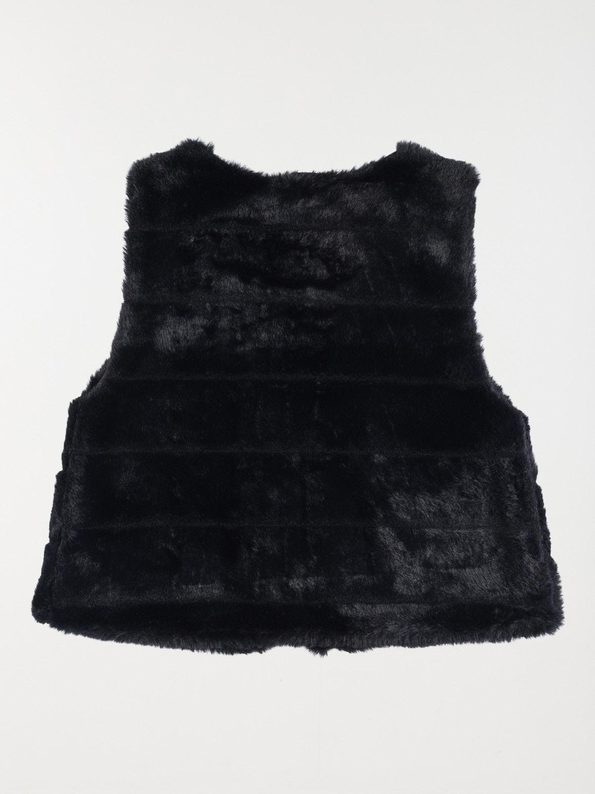 Gilet sans manches noir fille (3-12A) Gilet sans manches noir fille (3-12A)