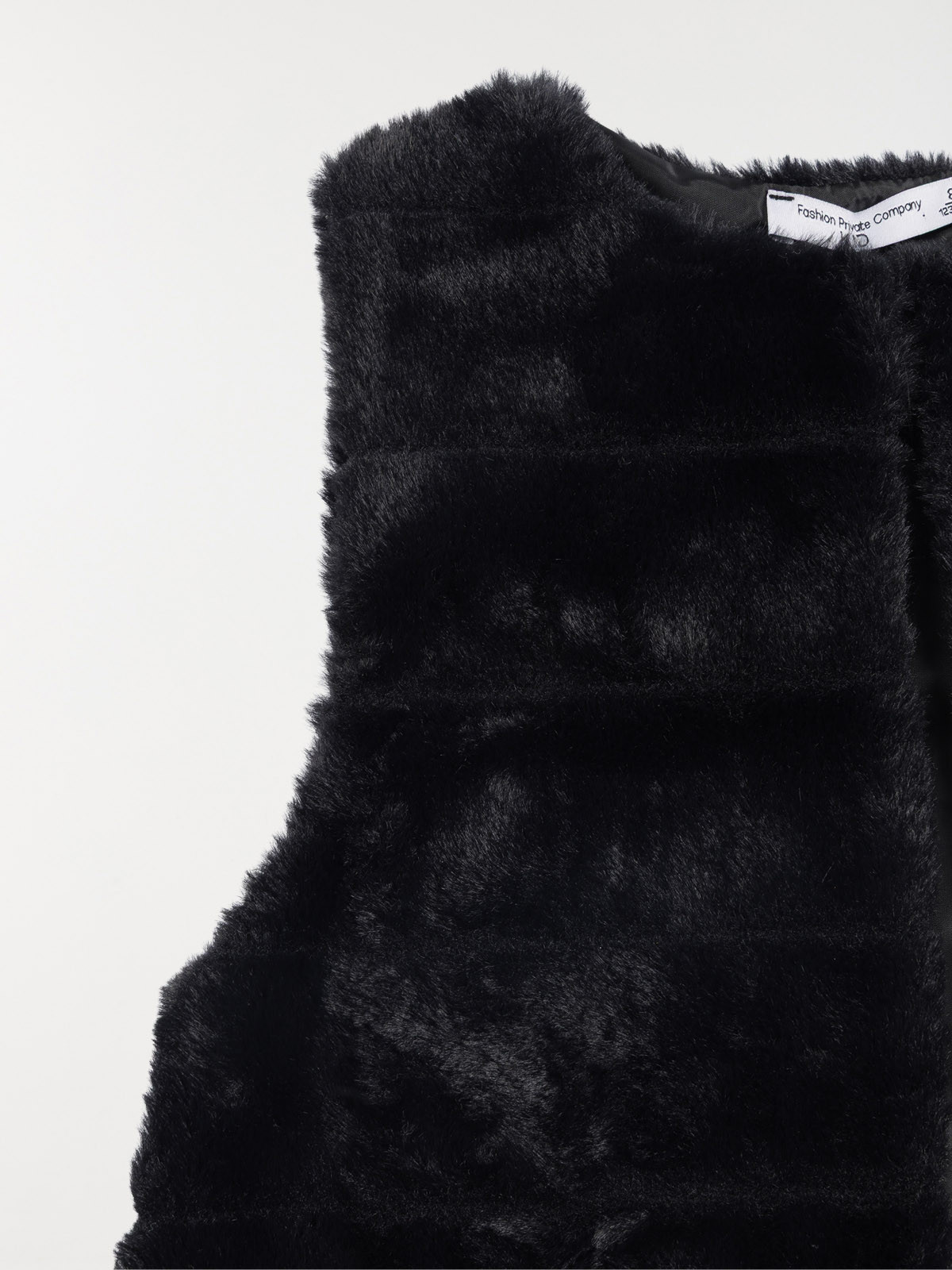 Gilet sans manches noir fille (3-12A) Gilet sans manches noir fille (3-12A)