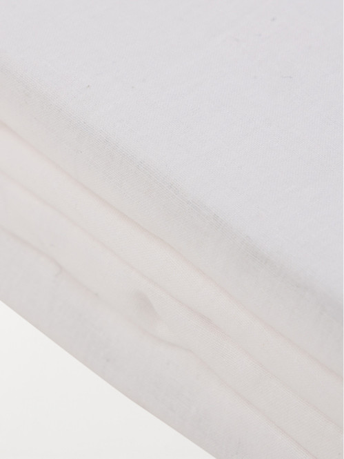 Drap housse blanc 90 x 190 cm